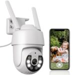 3MP 360° FUNK WIFI WLAN NETZWERK PTZ CAMERA Outdoor AUßEN ÜBERWACHUNGSKAMERA
