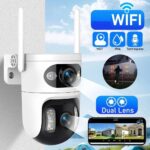 6MP HD FUNK WLAN WIFI IP NETZWERK CAMERA Outdoor AUßEN ÜBERWACHUNGSKAMERA Neu