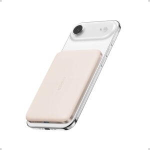 Anker Nano Power Bank, Ultra Slim 5000 mAh Magnetic Power Bank, Qi2 Certified, 15W Max Ultra-Fast Charging, MagSafe Compatible, Portable Charger, Ergonomic Design, for iPhone...