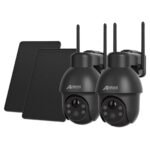 ANRAN Solar Kamera FUNK ÜBERWACHUNGSKAMERA Outdoor WLAN WIFI IP CAMERA Set AUßEN