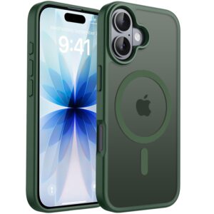 CACOE Case for iPhone 17, Camera Protection, Compatible with MagSafe, Shockproof, Scratch-Resistant, Magnetic Back Mobile Phone Case for iPhone 17, Translucent