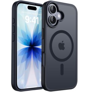 CACOE Case for iPhone 17 with Camera Protection, Compatible with MagSafe, Shockproof, Scratch-Resistant, Magnetic Back Mobile Phone Case for iPhone 17 Case, Translucent