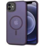 CACOE Magnetic Case for iPhone 12/12 Pro 6.1 Inch, Compatible with MagSafe, Translucent Matt Mobile Phone Case, Shockproof, Scratch-Resistant, Protective Cover