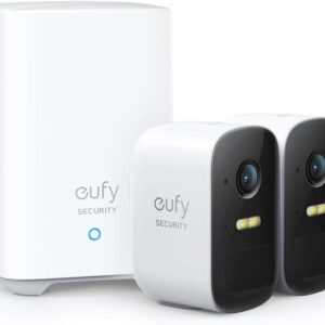 eufy Security by Anker, eufyCam 2C Wireless Security Security Camera 180 Day Battery Life 1080p HD IP67 Weatherproof Night Vision Compatible with Amazon Alexa Dual Camera Kit...