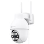 GALAYOU 2K Outdoor Surveillance Camera, 360° PTZ WLAN IP Camera Surveillance Outdoor, WiFi Outdoor Camera with Colour Night Vision, 2-Way Audio, IP65 Weatherproof for...