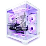 Gaming PC Venom White Water Cooling RGB, up to 128GB RAM, GTX 1660S/RTX 3050/ RTX 5060, up to 2TB SSD, Intel E5, WiFi, BT (2nd Graphics Card: NVIDIA RTX 3050, 32GB RAM | 240GB SSD)