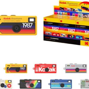 KODAK Charmera Keychain Digital Camera Blind Box Single Box (1 Piece) Mini Camera, Digital Camera, Video Recording, Film Simulation, 1.6 MP Micro SD Card Slot, Beginners,...
