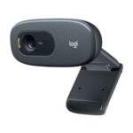 Logitech C270 HD - Webcam for video conferencing with widescreen, microphone noise reduction and automatic light correction, black