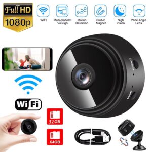 Mini-Kamera WiFi Überwachungskamera Außen 1080P Magnetische Nachtsicht Camera