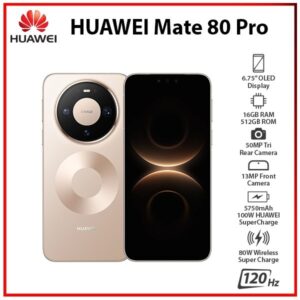 (New) Huawei Mate 80 Pro GOLD 16GB+512GB Dual SIM Unlocked Android Mobile Phone