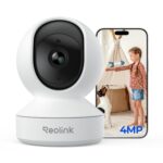Reolink 2K Indoor Surveillance Camera, 360° View Indoor Camera WiFi with Auto-Tracking, Baby Monitor with People/Animal/Crying Detection, 2.4 GHz Wi-Fi, Private Mode, 2-Way...