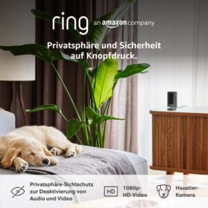 Ring Indoor Camera (2nd Gen) | Plug-In Pet Security Camera | 1080p HD, Two-Way Talk, Wifi, Privacy Cover, DIY | alternative to CCTV system | 30-day free trial of Ring Home