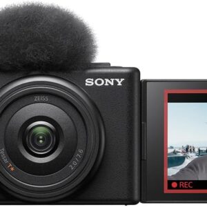 Sony Vlog Camera ZV-1F | Digital Camera (Folding and Rotating Display, 4K Video, Slow Motion, Vlog Functions) - Black
