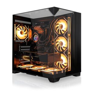 SYSTEMTREFF High-End Gaming PC AMD Ryzen 7 9800X3D 8x5.2GHz | Nvidia RTX 5080 16GB DX12 | 1TB M.2 NVMe | 32GB DDR5 RAM | Windows 11 | Desktop Computer Calculator for Gamers,...