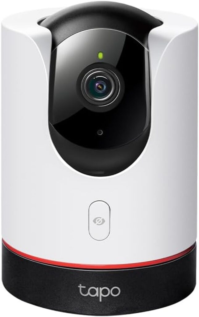 Tapo C225 360° WiFi Indoor Security Camera, 2K 4MP, Physical Privacy Mode, Starlight Sensor, Motion Detection, Compatible with Apple Homekit, Alexa and Google Home