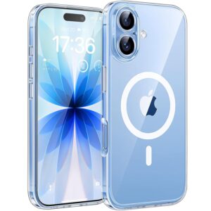 TOCOL MagSafe-Compatible Case for iPhone 17, Never Yellowing, Full Camera Protection, Shockproof, Scratch-Resistant, Magnetic Mobile Phone Case for iPhone 17, 6.3 Inches,...