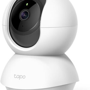 TP-Link Tapo C200 WiFi IP Camera (Lens Pan and Tilt, 1080p Resolution, 2-Way Audio, Night Vision, up to 9m, up to 128GB Local Memory on SIM Card) White