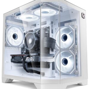 Vibox Gaming PC • AMD Ryzen 5 5500 4.2GHz • Nvidia RTX 3050 16GB • 16GB RAM • 500GB SSD • Windows 11 • WLAN • White