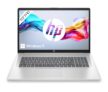 HP Laptop with 17.3 Inch FHD Display, Intel Core 3 100U, 8 GB DDR4 RAM, 512 GB SSD, ‎Intel Graphics, Windows 11, QWERTZ Keyboard, Silver