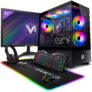 Vibox I-96 Gaming PC Set Complete • Monitor 22 Inch • AMD Ryzen 3 3200G 4.0GHz • Radeon Vega 8 • 8GB RAM • 480GB SSD • Linux OS • WLAN